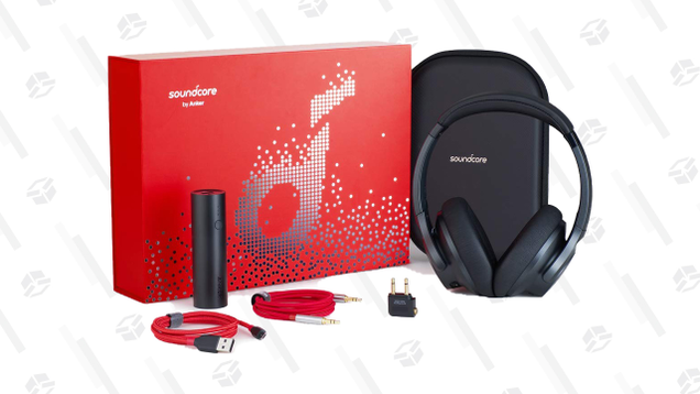 Soundcore Life 2 Gift Set (Over-Ear Headphones with ANC, PowerCore 5000, Powerline+ Cable, AUX Cable, Airplane Adaptor, and Travel Case) | $85 | Amazon | Clip the couponSoundcore Life 2 Active Noise Cancelling Over-Ear Wireless Headphones | $45 | Amazon | Clip the coupon